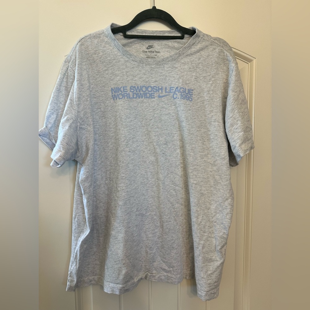 Nike tee shirt - Carolina blue large men’s